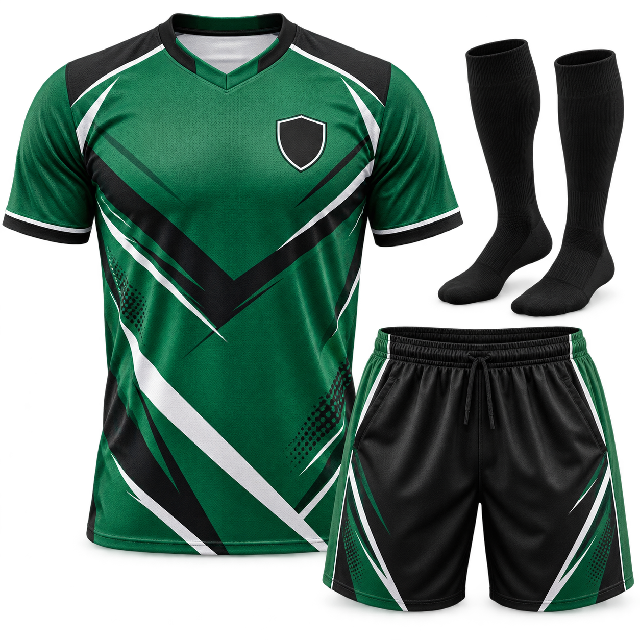 Touch Football Game Day Pack jersey shorts and socks