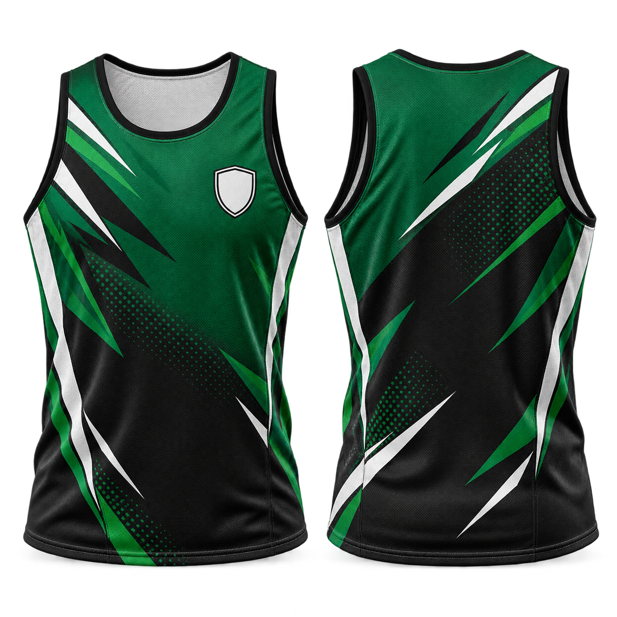 Custom Touch Football Training Singlets product mockup